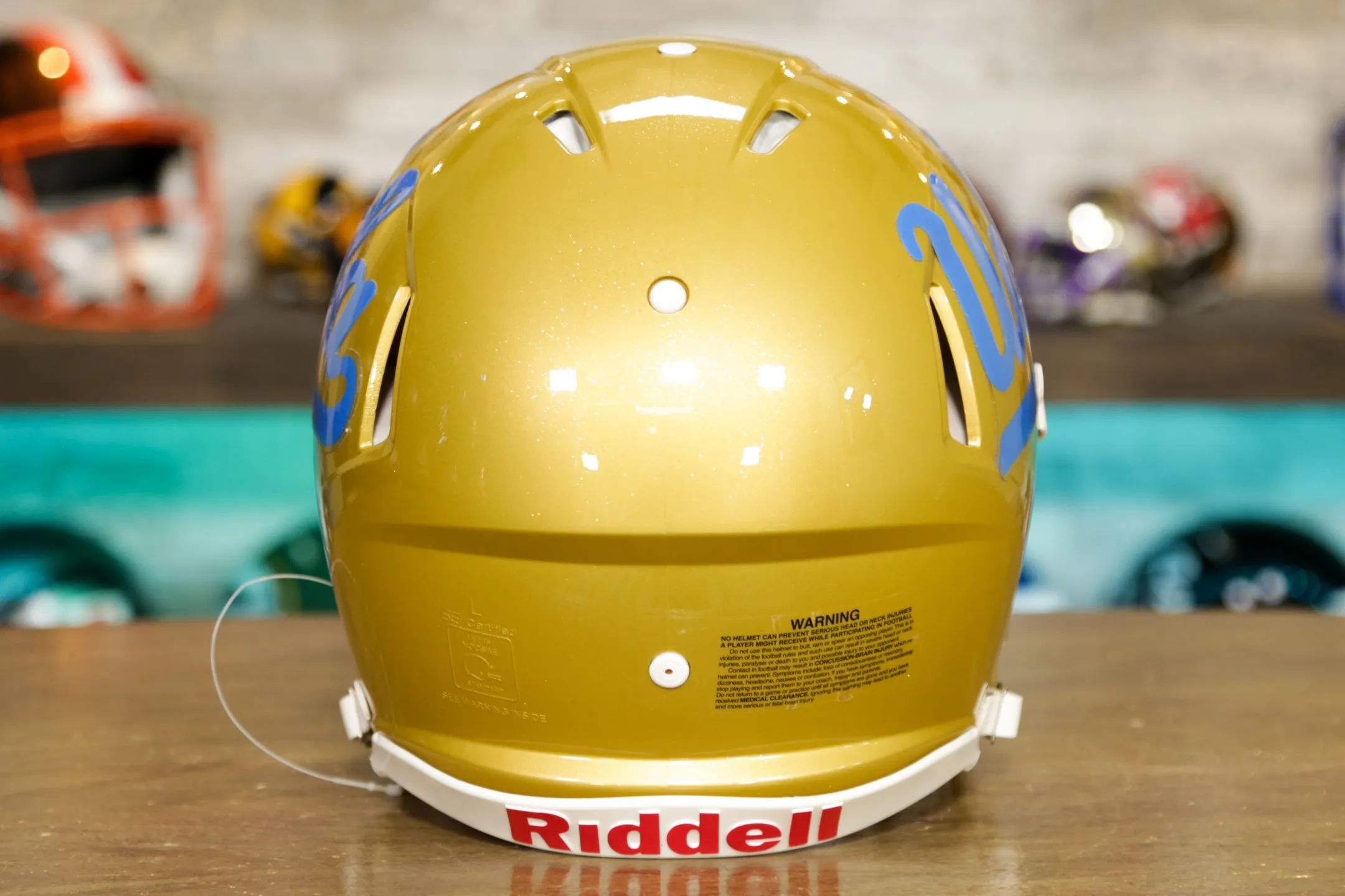UCLA Bruins Riddell Speed Authentic Helmet - Throwback