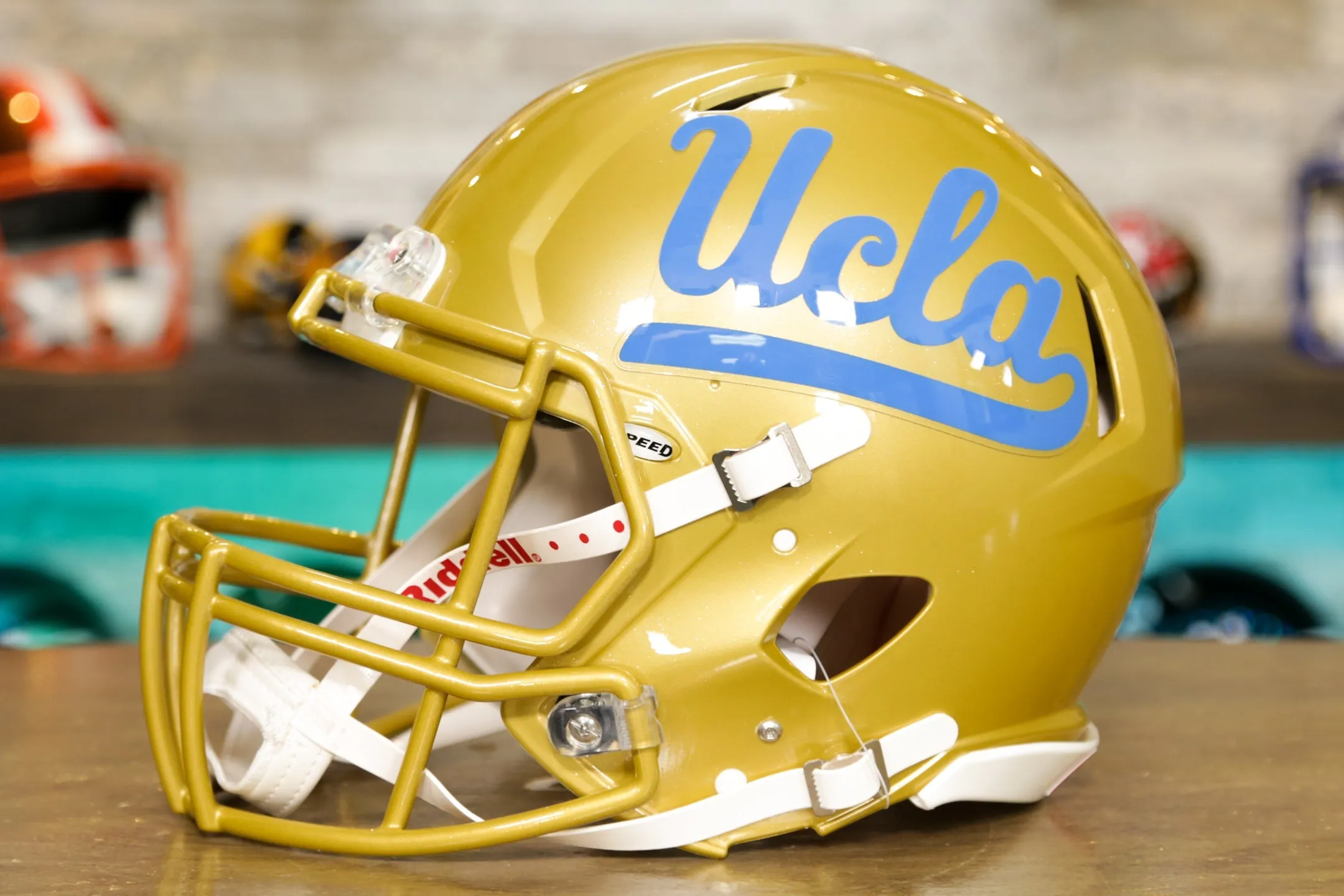 UCLA Bruins Riddell Speed Authentic Helmet - Throwback