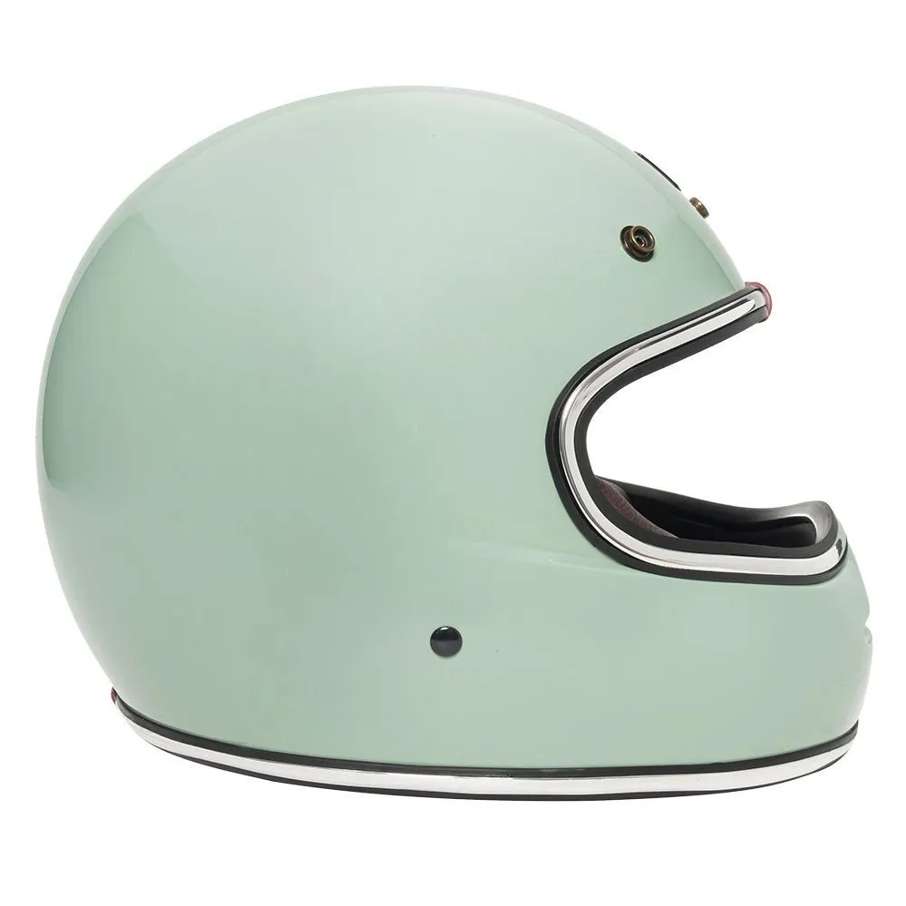 Urban Full Face Helmet BigBore Green Retro