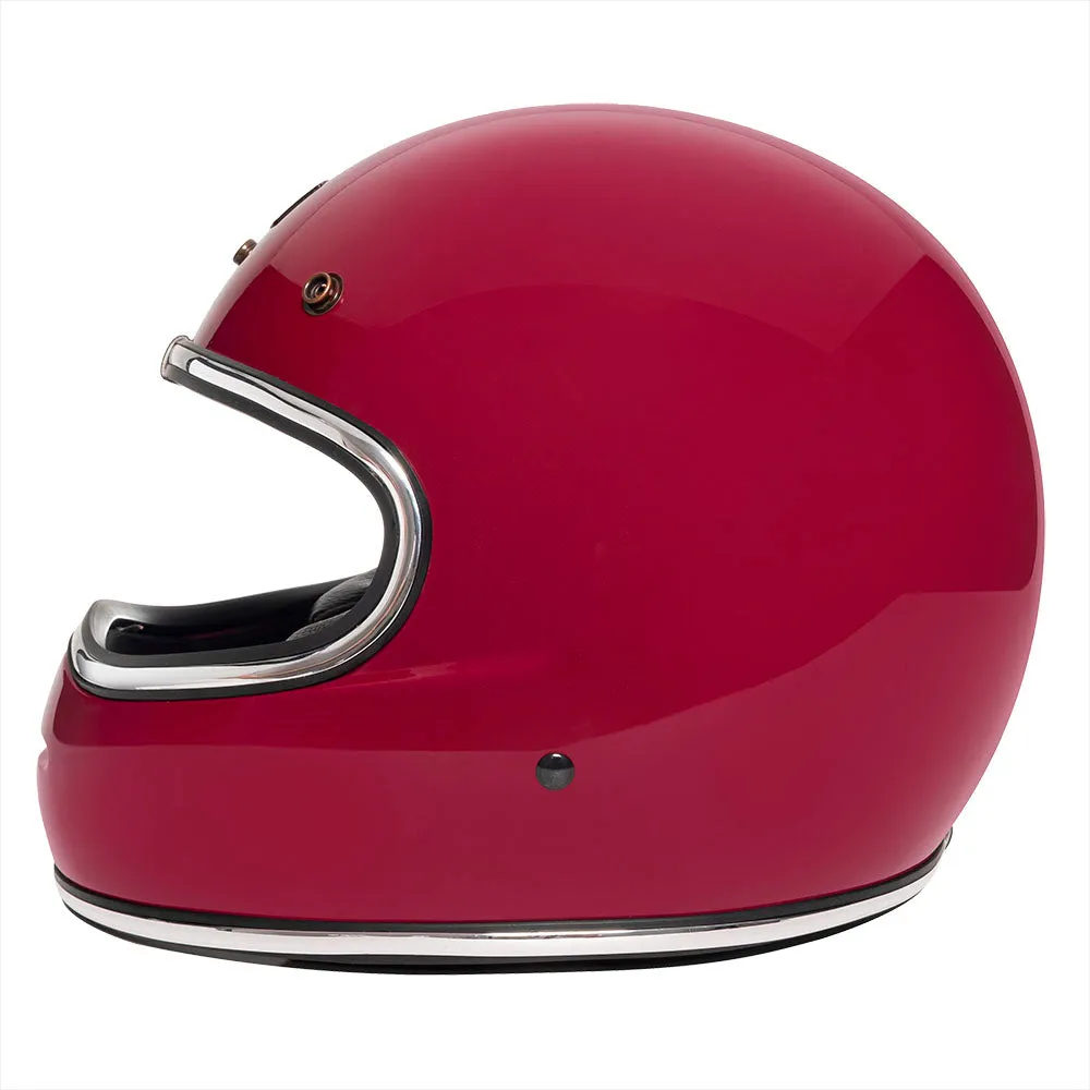 Urban Full Face Helmet BigBore Wine Retro