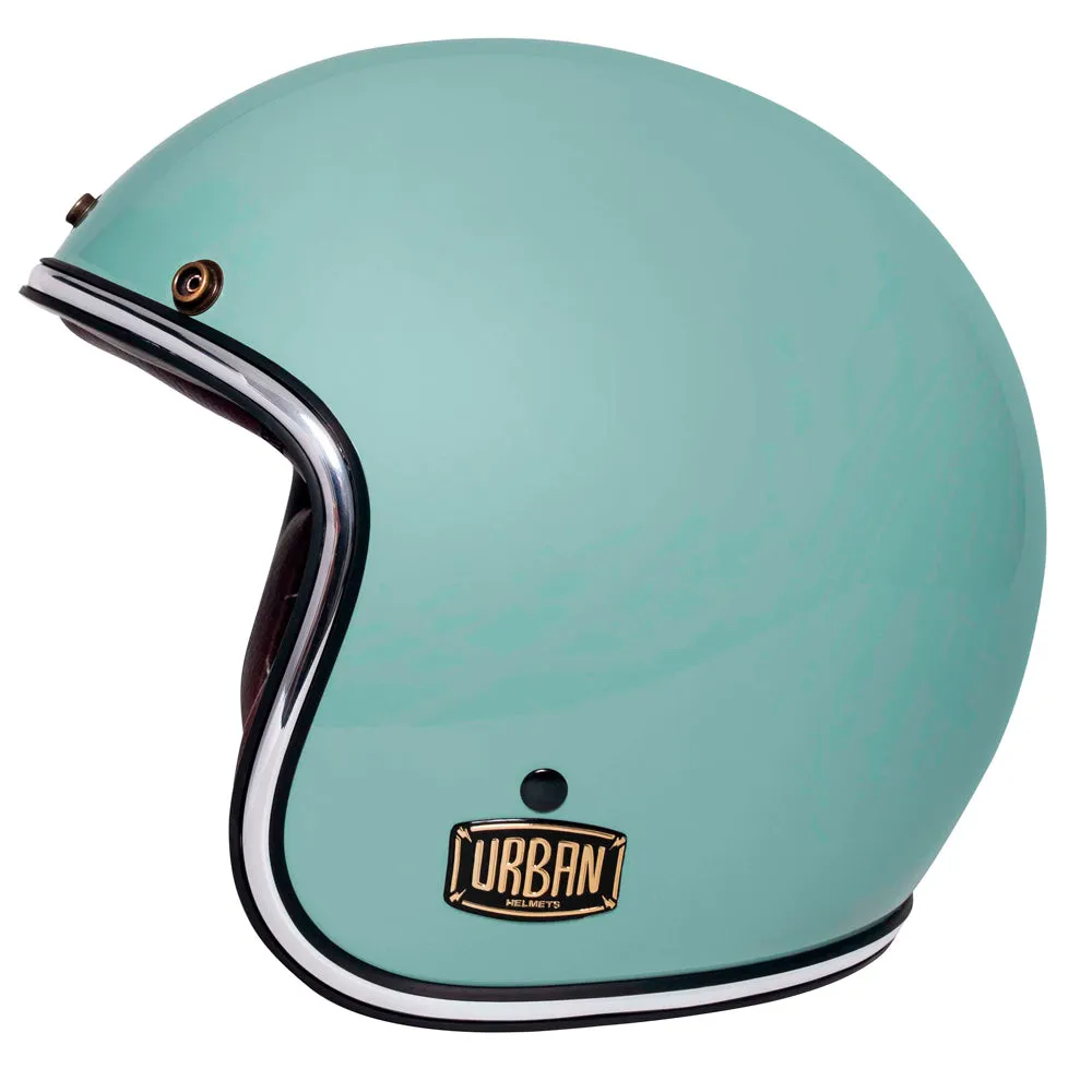 Urban Open Face Helmet Tracer Green Retro