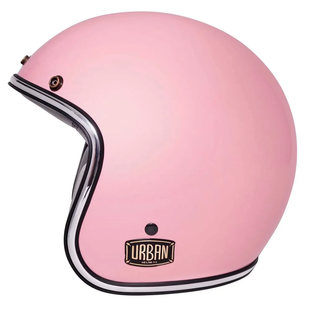 Urban Open Face Helmet Tracer Pink Retro