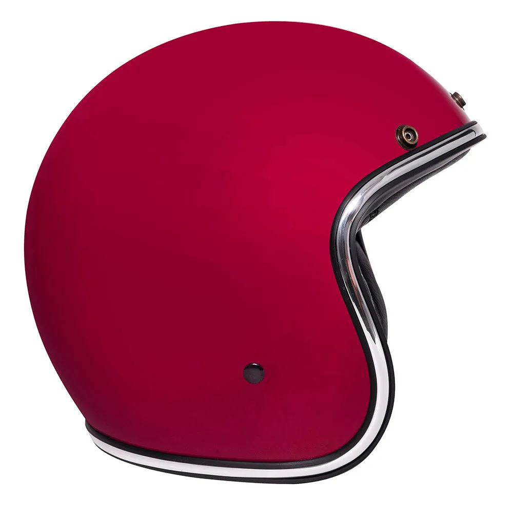 Urban Open Face Helmet Tracer Wine Retro