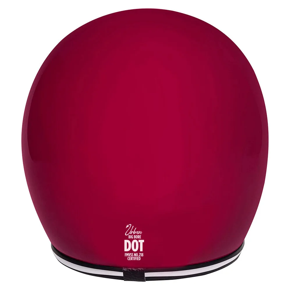 Urban Open Face Helmet Tracer Wine Retro