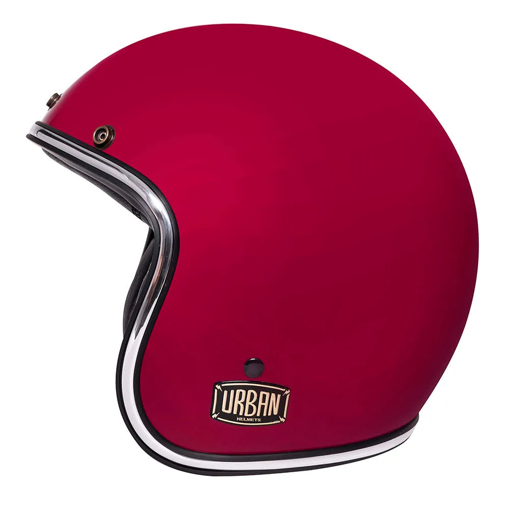 Urban Open Face Helmet Tracer Wine Retro