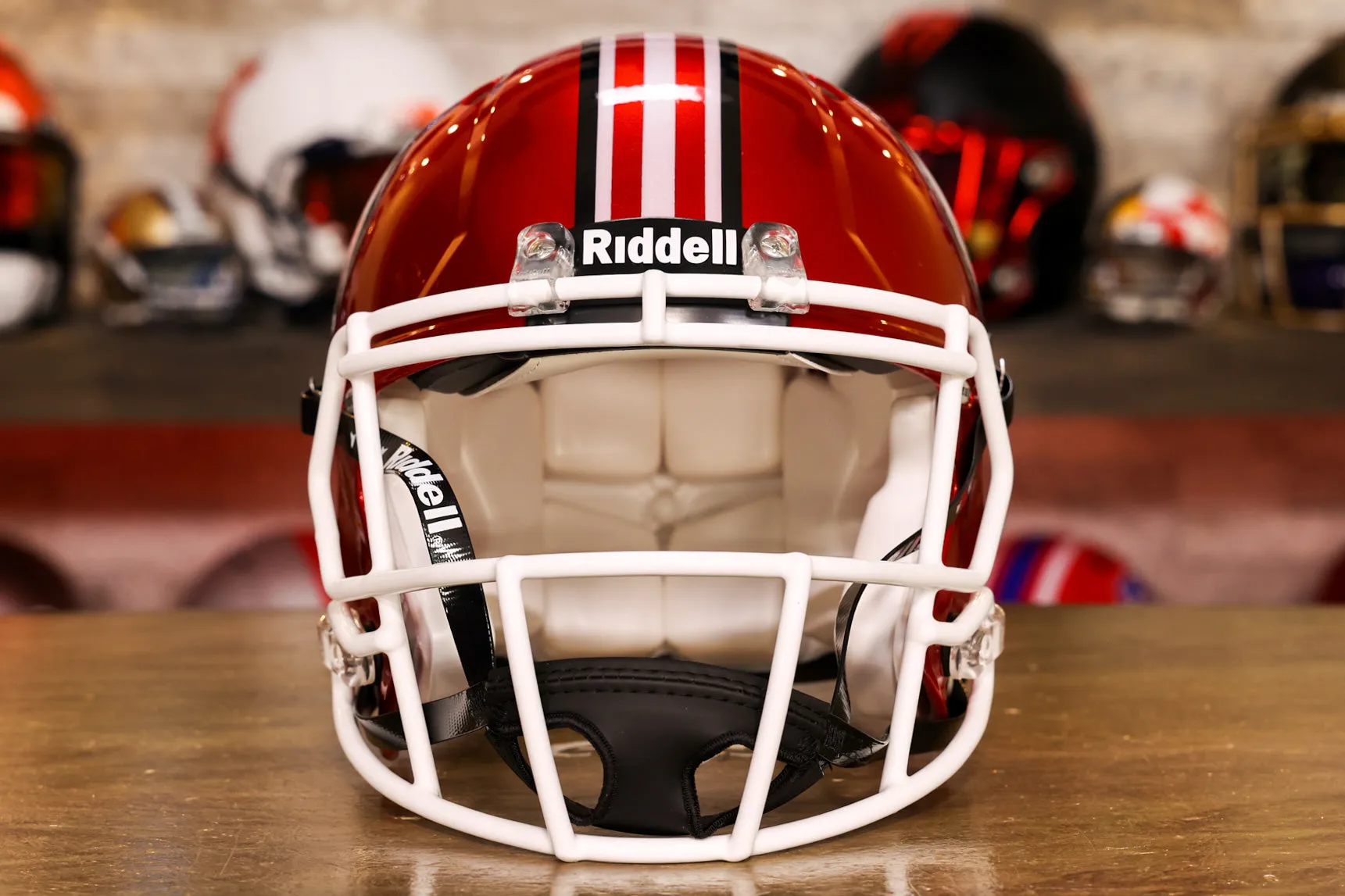 Utah Utes Riddell Speed Authentic Helmet - Radiant Red