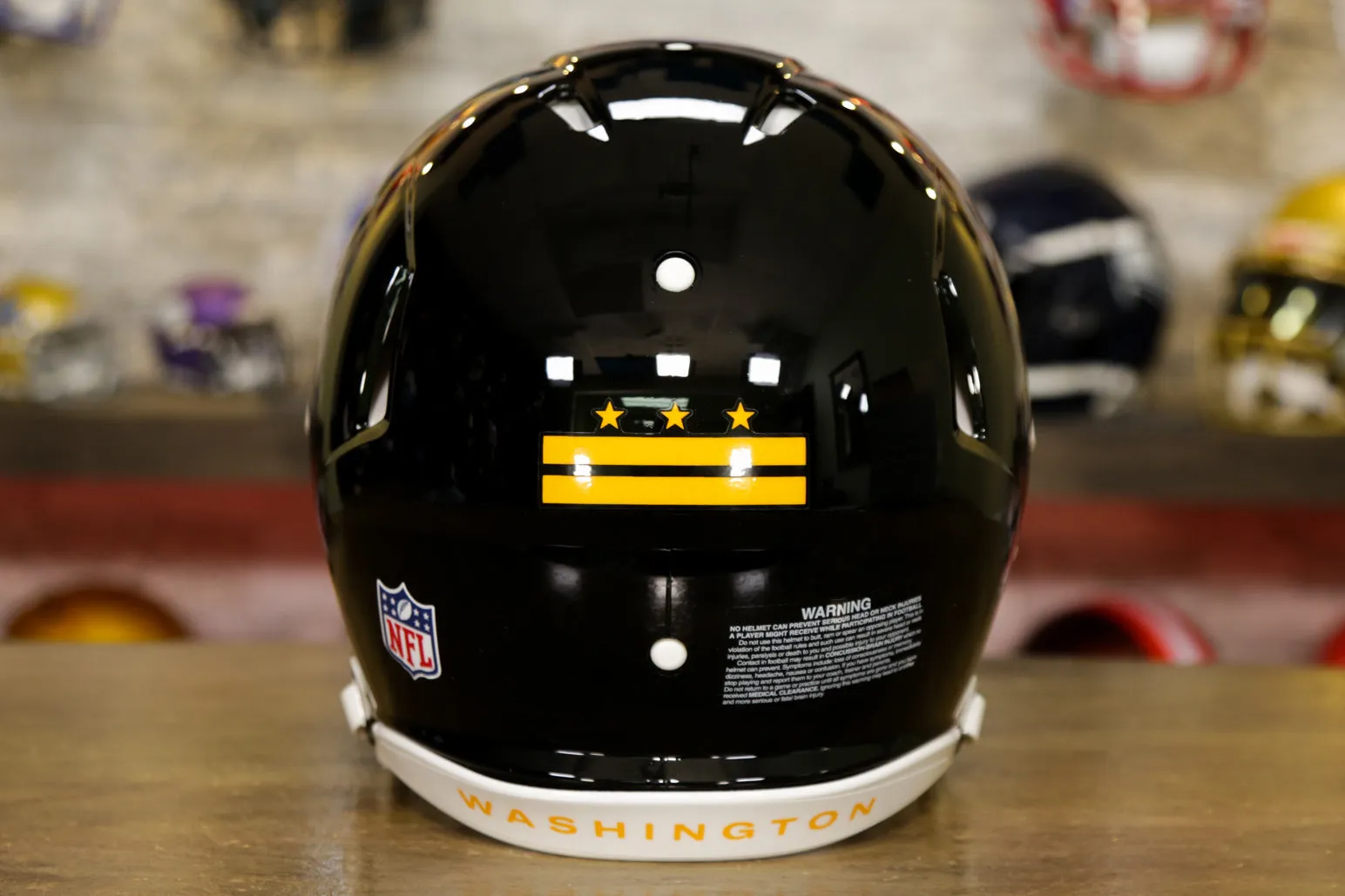 Washington Commanders Riddell Speed Authentic Helmet - Black Alternate