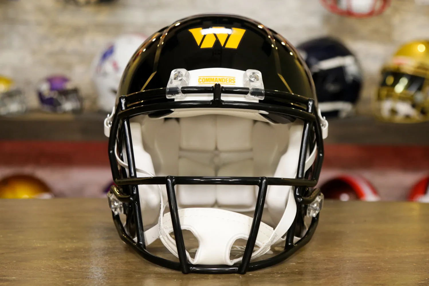Washington Commanders Riddell Speed Authentic Helmet - Black Alternate