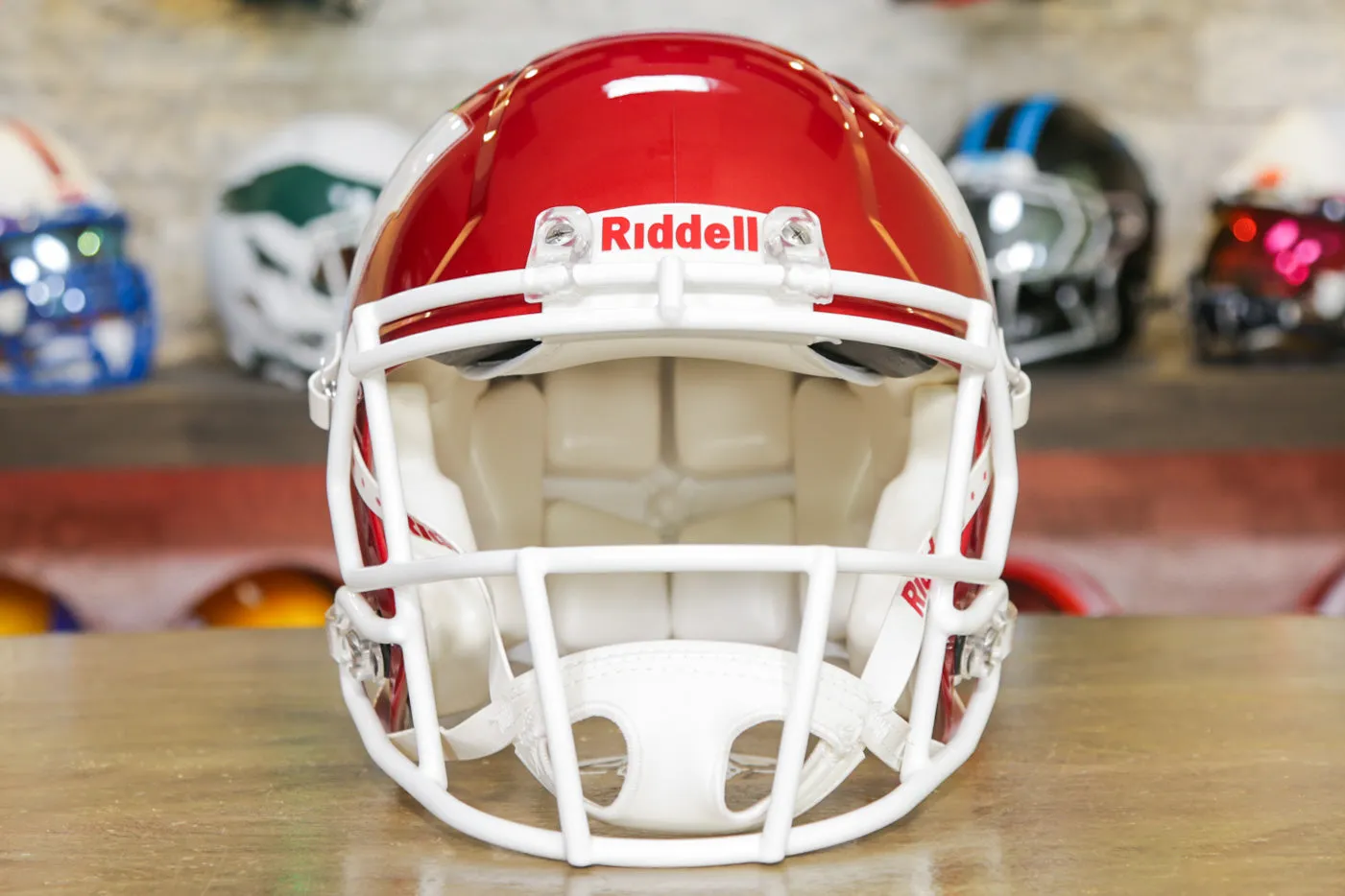 Wisconsin Badgers Riddell Speed Authentic Helmet - Flash
