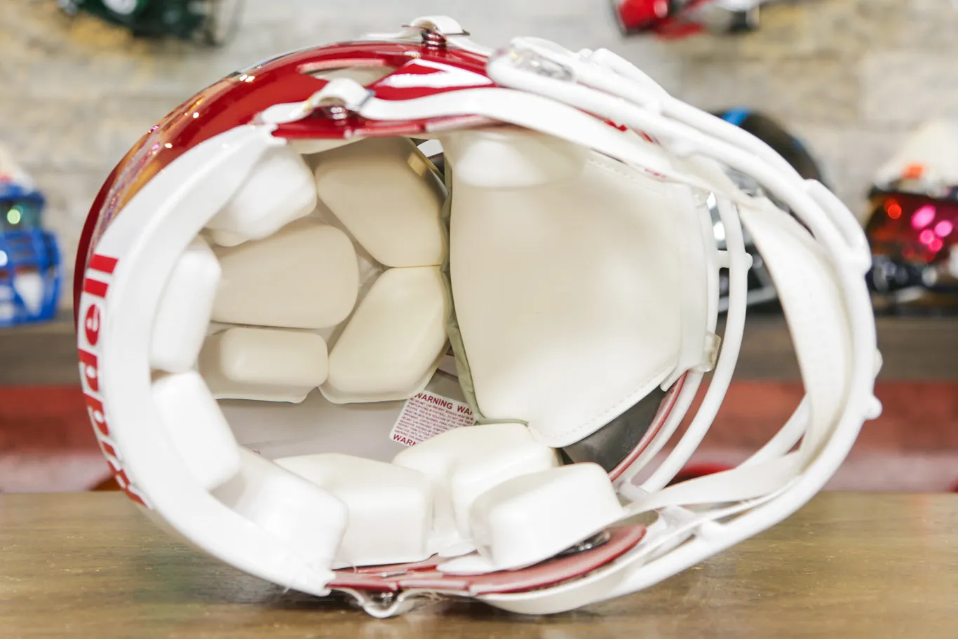 Wisconsin Badgers Riddell Speed Authentic Helmet - Flash