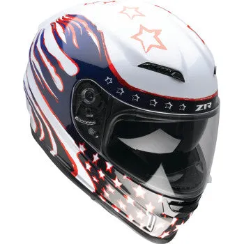 Z1R Jackal Full Face Helmet Patriot Red/White/Blue