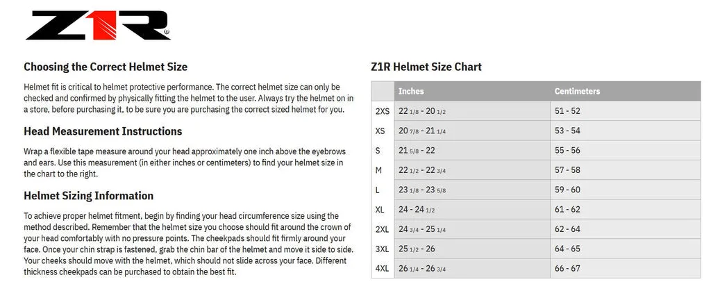 Z1R Jackal Full Face Helmet Patriot Red/White/Blue