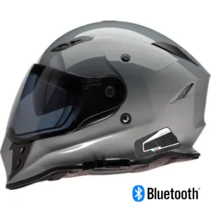 Z1R Nemesis Full Face Bluetooth Helmet Smoke Nardo Grey