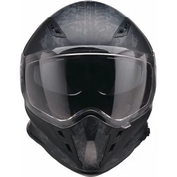 Z1R Nemesis Full Face Bluetooth Helmet Speed Demon Black