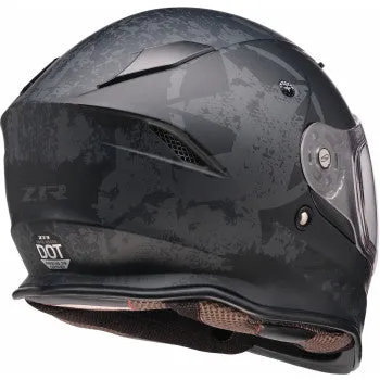 Z1R Nemesis Full Face Bluetooth Helmet Speed Demon Black